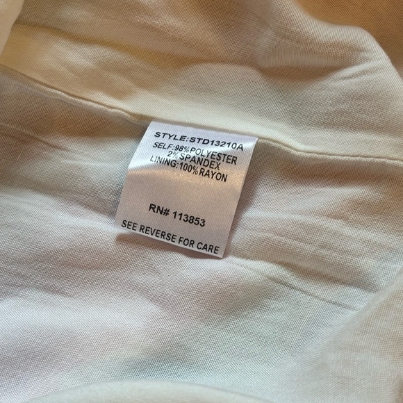 NWT Sugarlips Monet Floral Asymmetrical Ruched Midi Halter Dress | Size Small - Picture 5 of 5